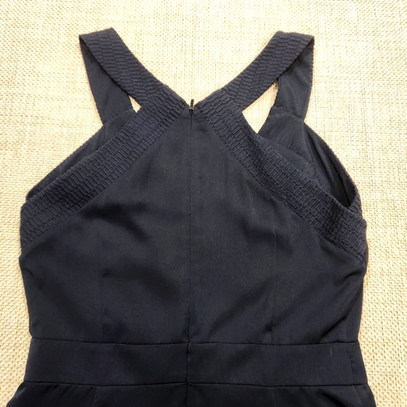 A|X Armani Exchange Dress Womens 6 Black A-Line Flare V Neck Cocktail Sleeveless - Picture 5 of 9
